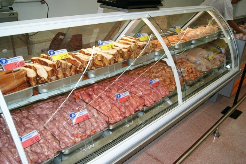 Balcão Expositor de Bolos Preços Bragança Paulista - Balcão Expositor de Carne