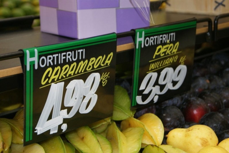 Cartaz Preço Supermercado Pindamonhangaba - Cartaz Reutilizável para Supermercado