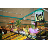 placa preços supermercado Pindamonhangaba